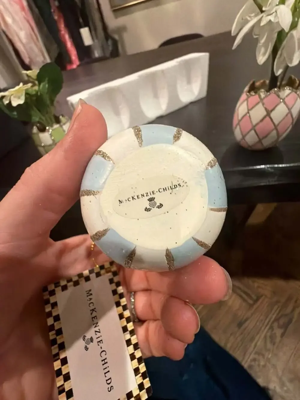MacKenzie-Childs set egg